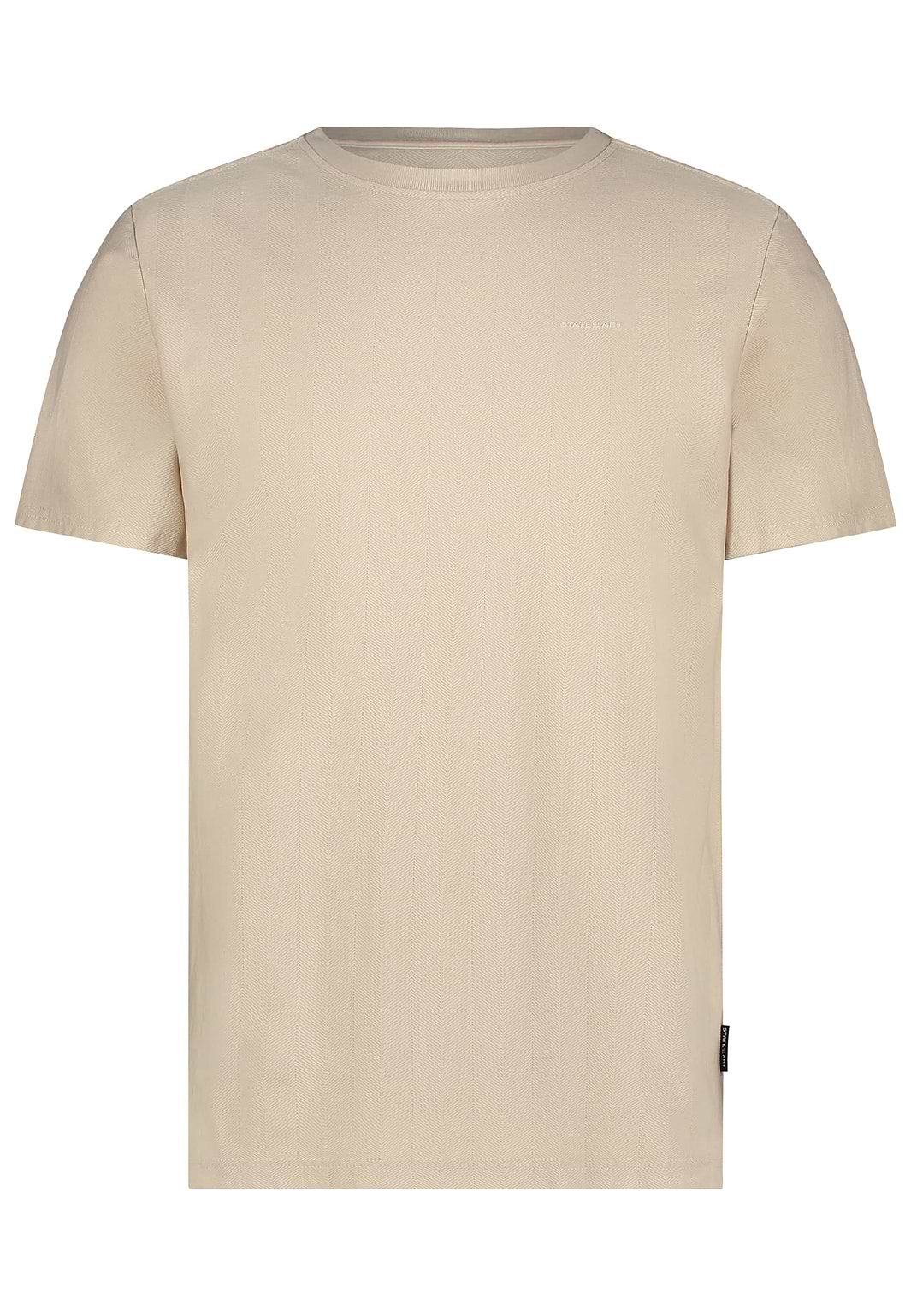 T-shirt-with-herringbone-pattern