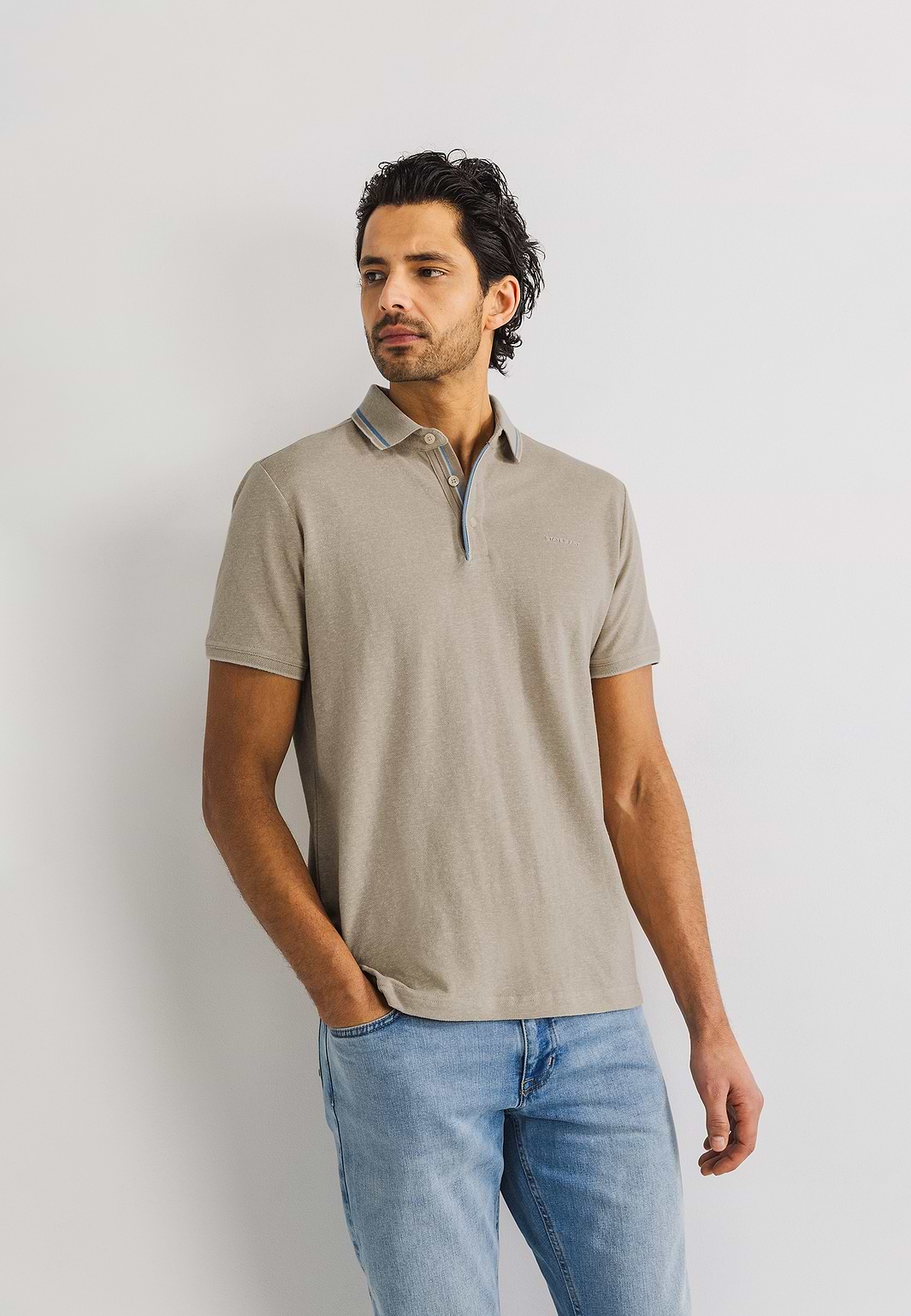 Oxford-piqué-polo-met-streepdetails