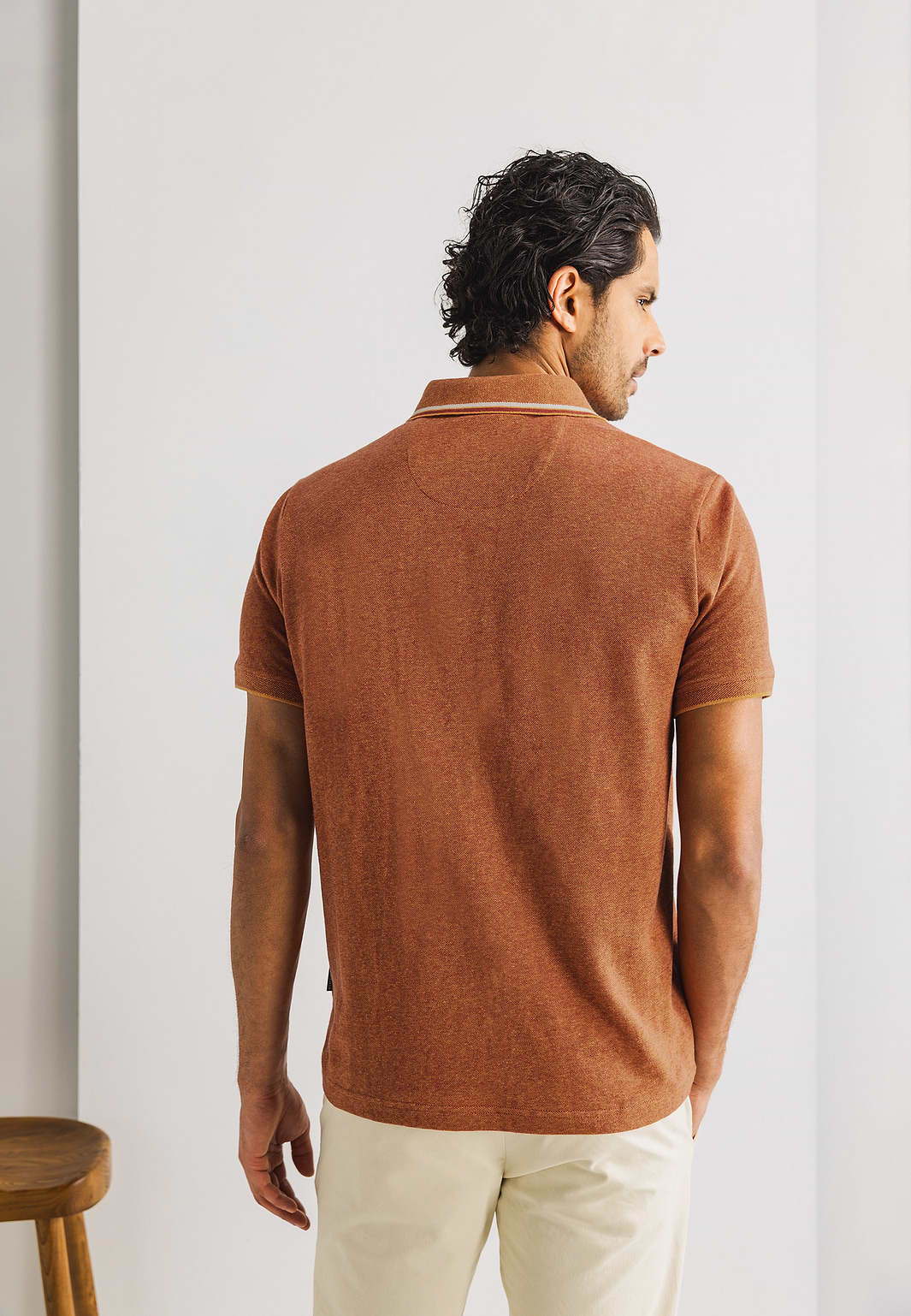 Oxford-piqué-polo-met-streepdetails
