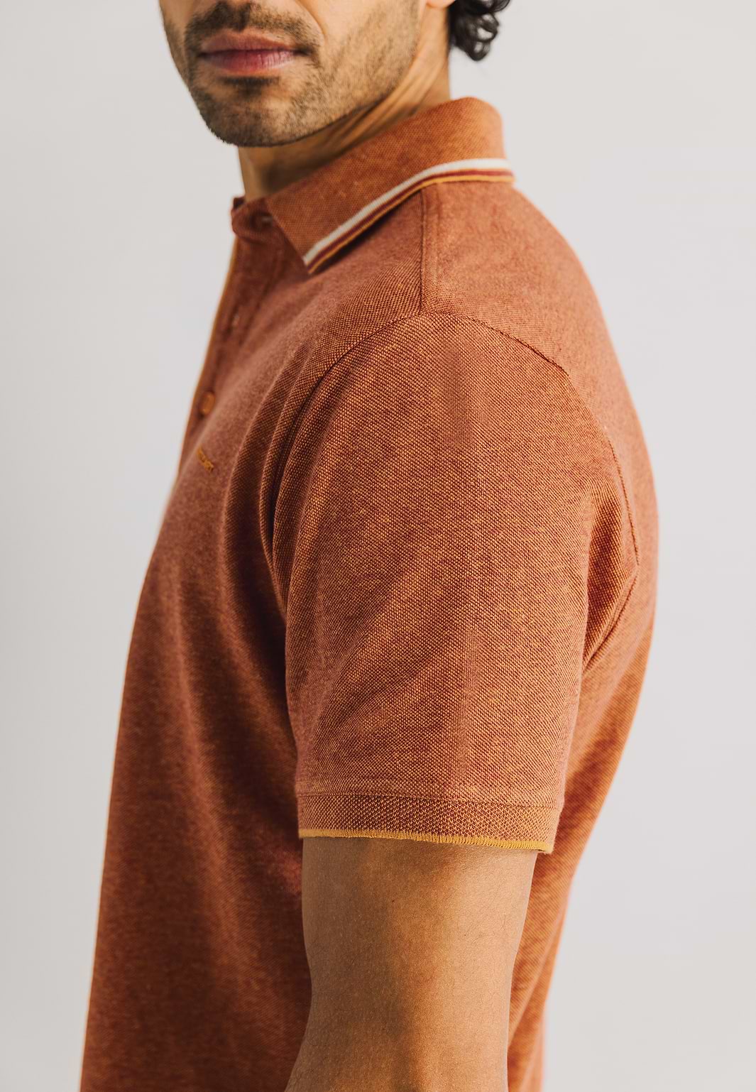 Oxford-piqué-polo-met-streepdetails