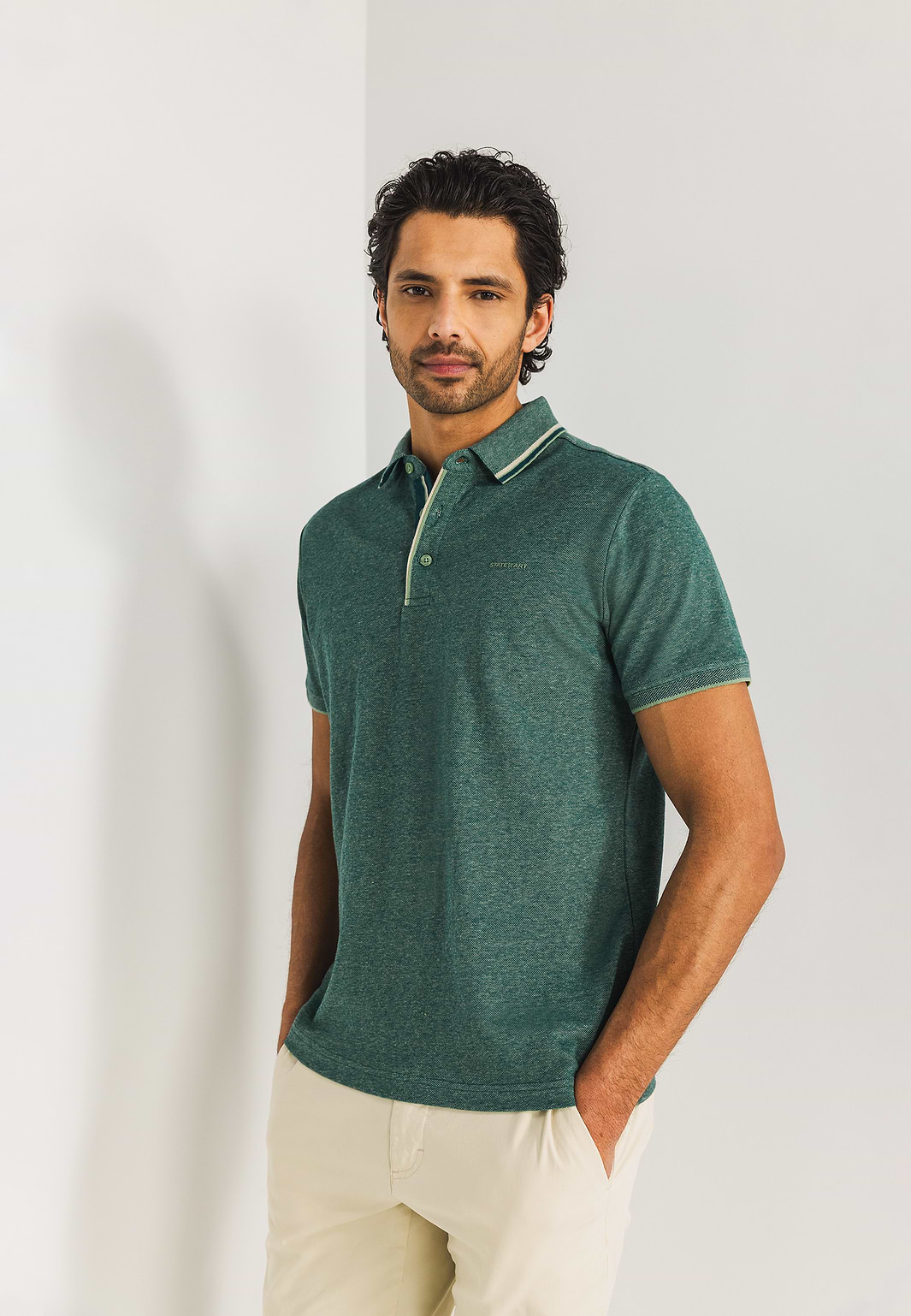 Oxford-piqué-polo-met-streepdetails