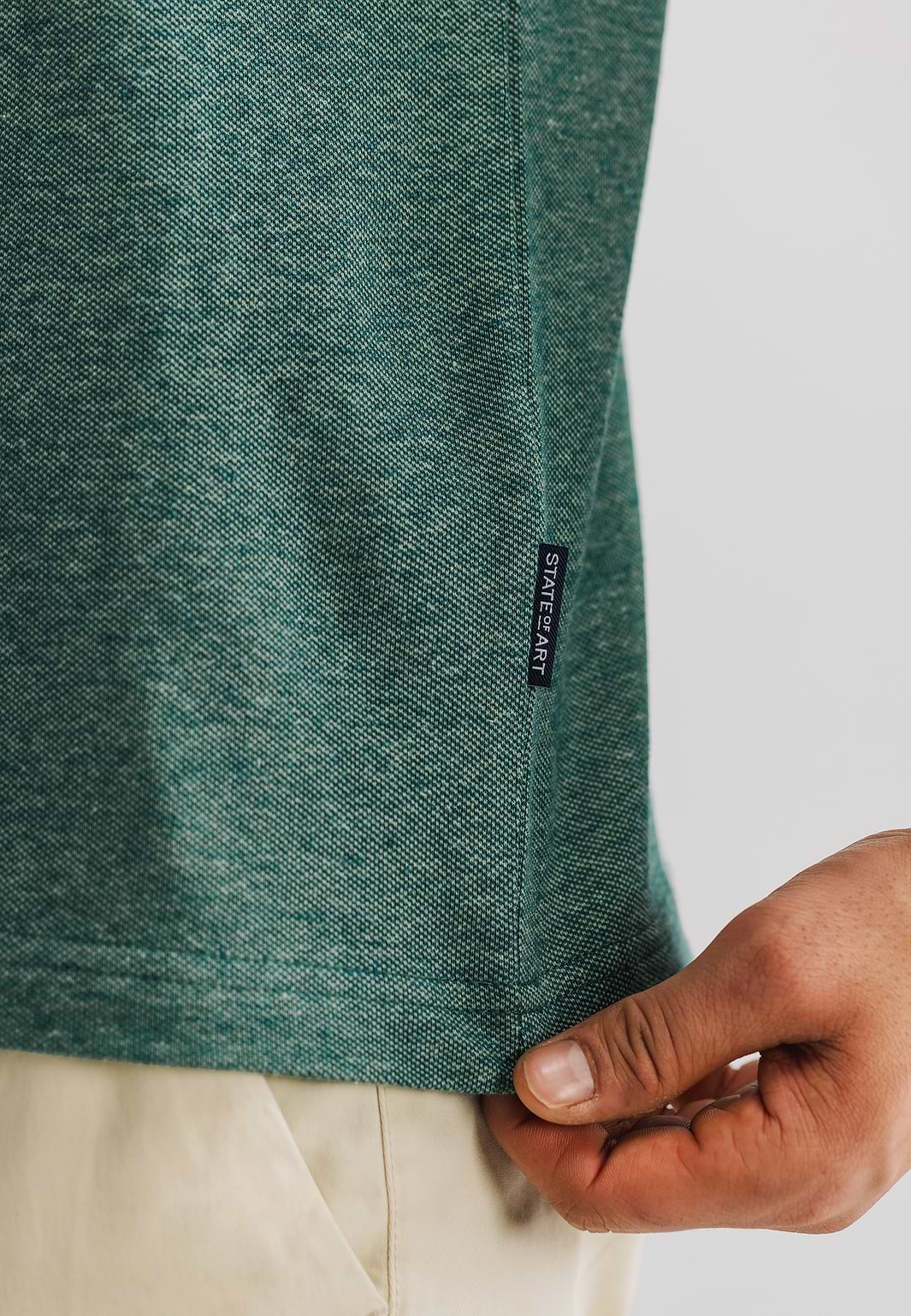 Oxford-piqué-polo-met-streepdetails