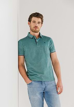 Gemerceriseerde-Oxford-polo