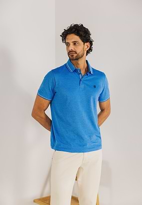 Gemerceriseerde-Oxford-polo