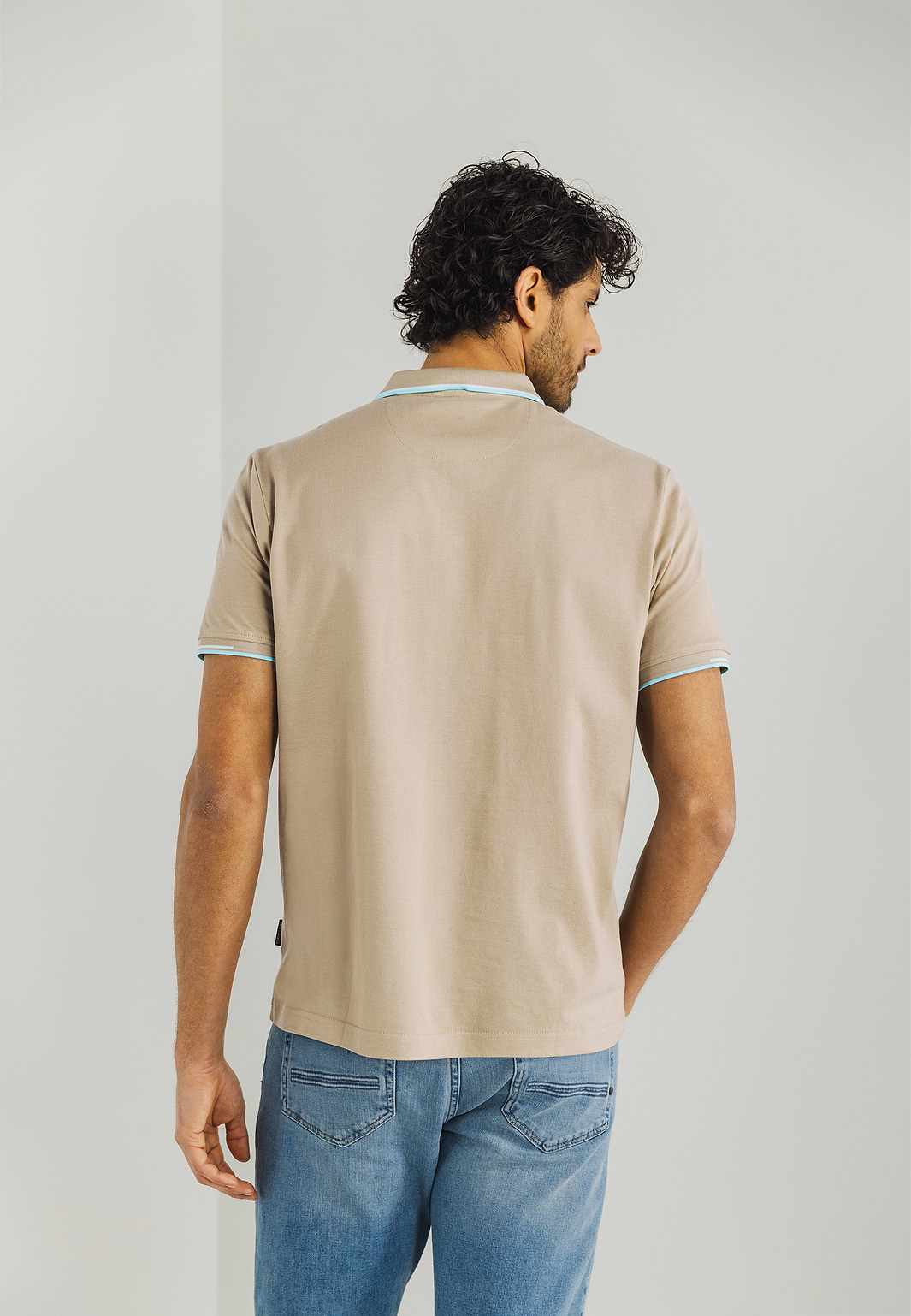 Piqué-Poloshirt-mit-Brusttasche