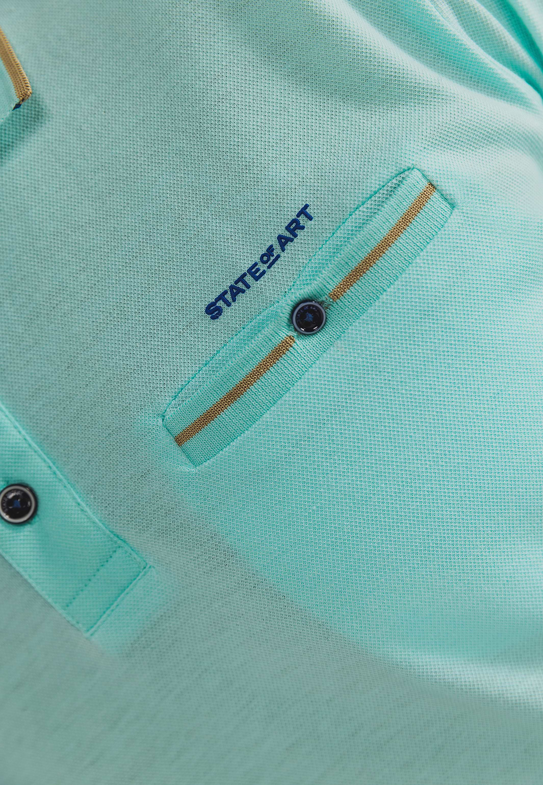 Piqué-Poloshirt-mit-Brusttasche