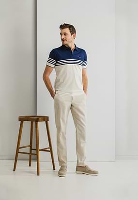 Gemerceriseerde-jersey-polo-met-strepen