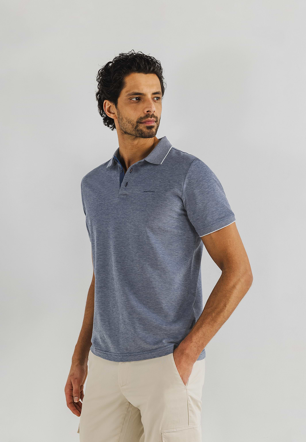 Gemerceriseerde-Oxford-Piqué-polo