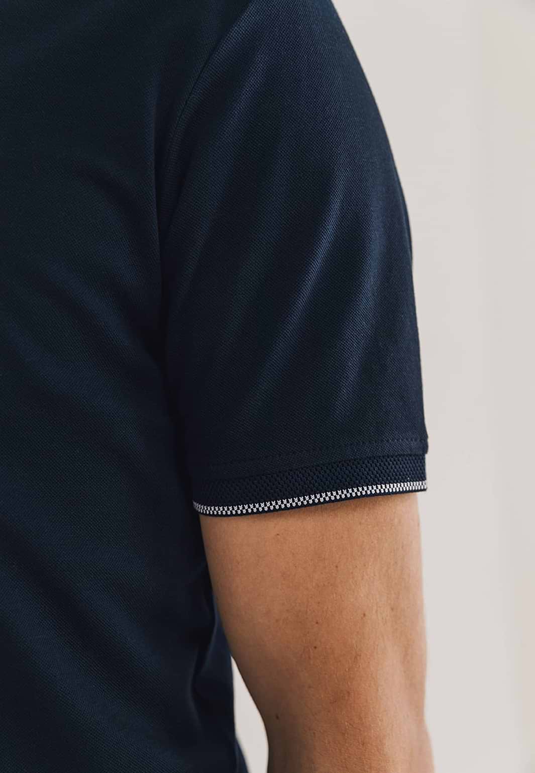 Piqué-Poloshirt-aus-merzerisierter-Baumwolle