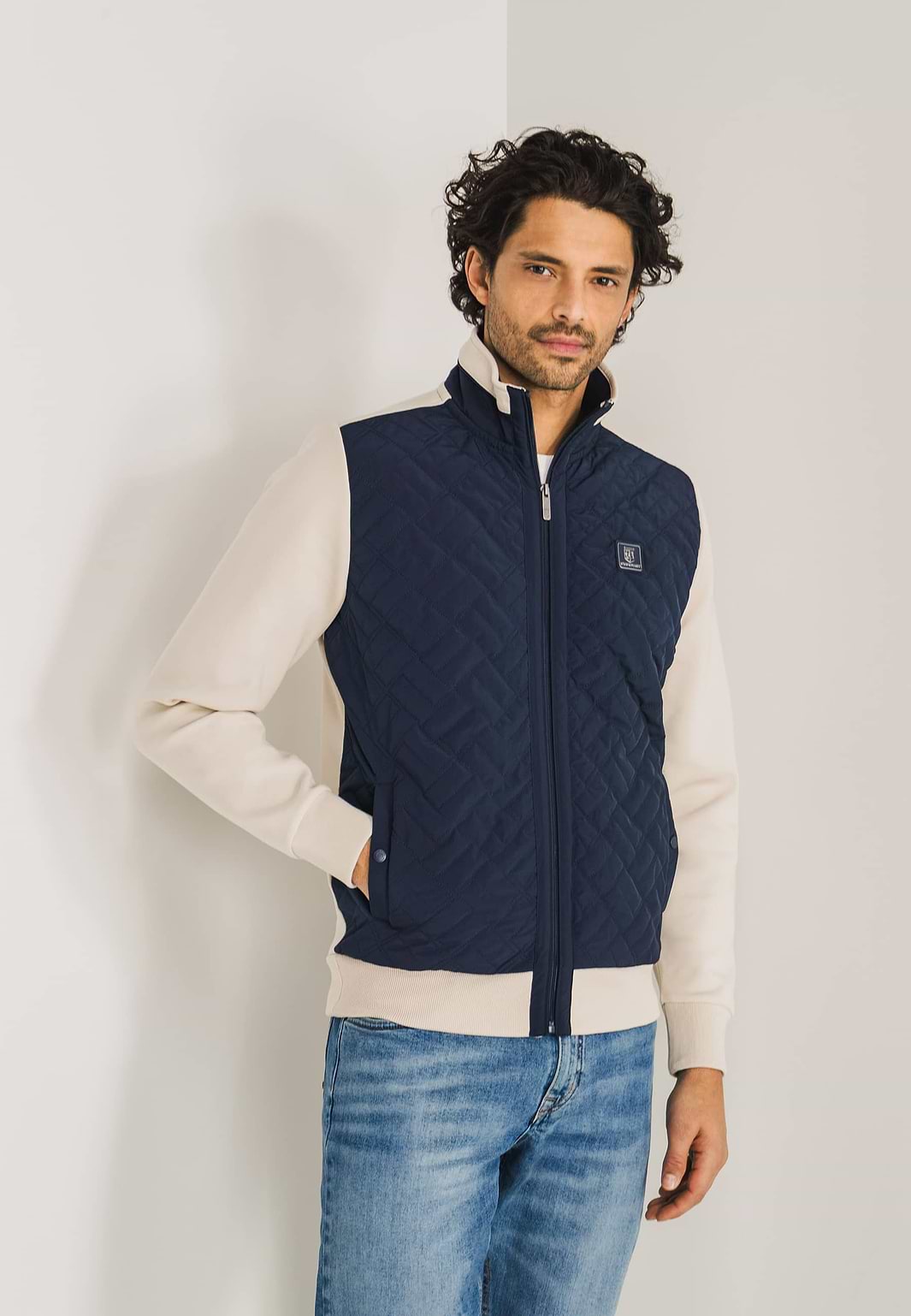 Sweatvest-met-gestepte-voorzijde