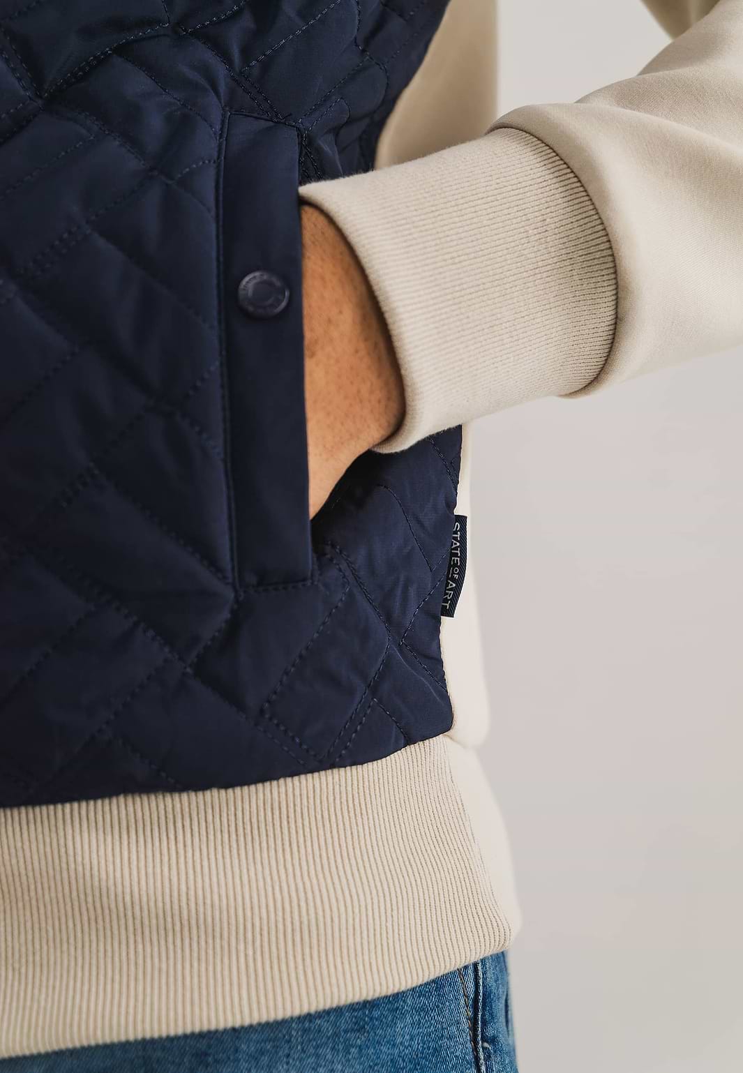 Sweatvest-met-gestepte-voorzijde