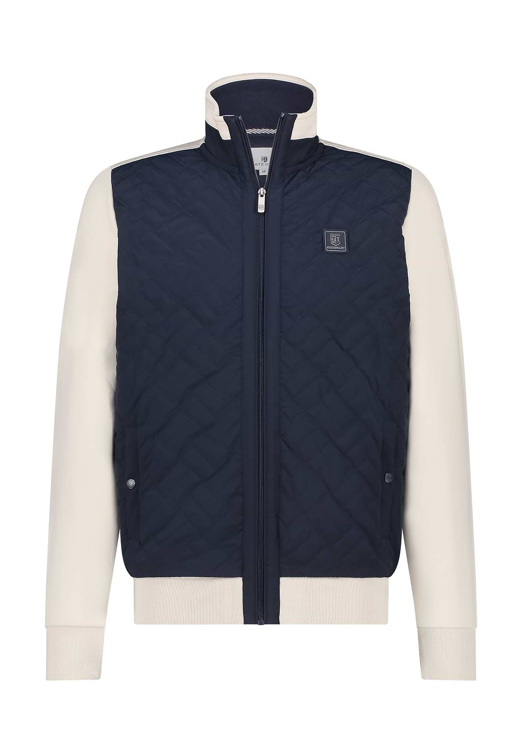 Sweatvest-met-gestepte-voorzijde