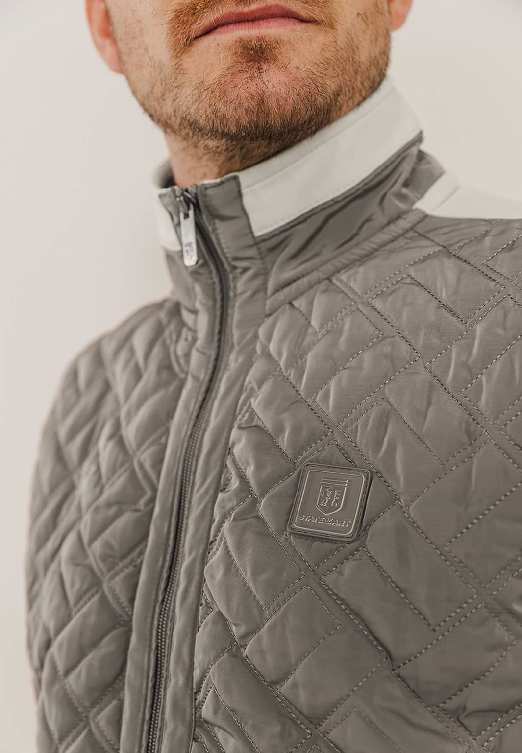Sweatvest-met-gestepte-voorzijde