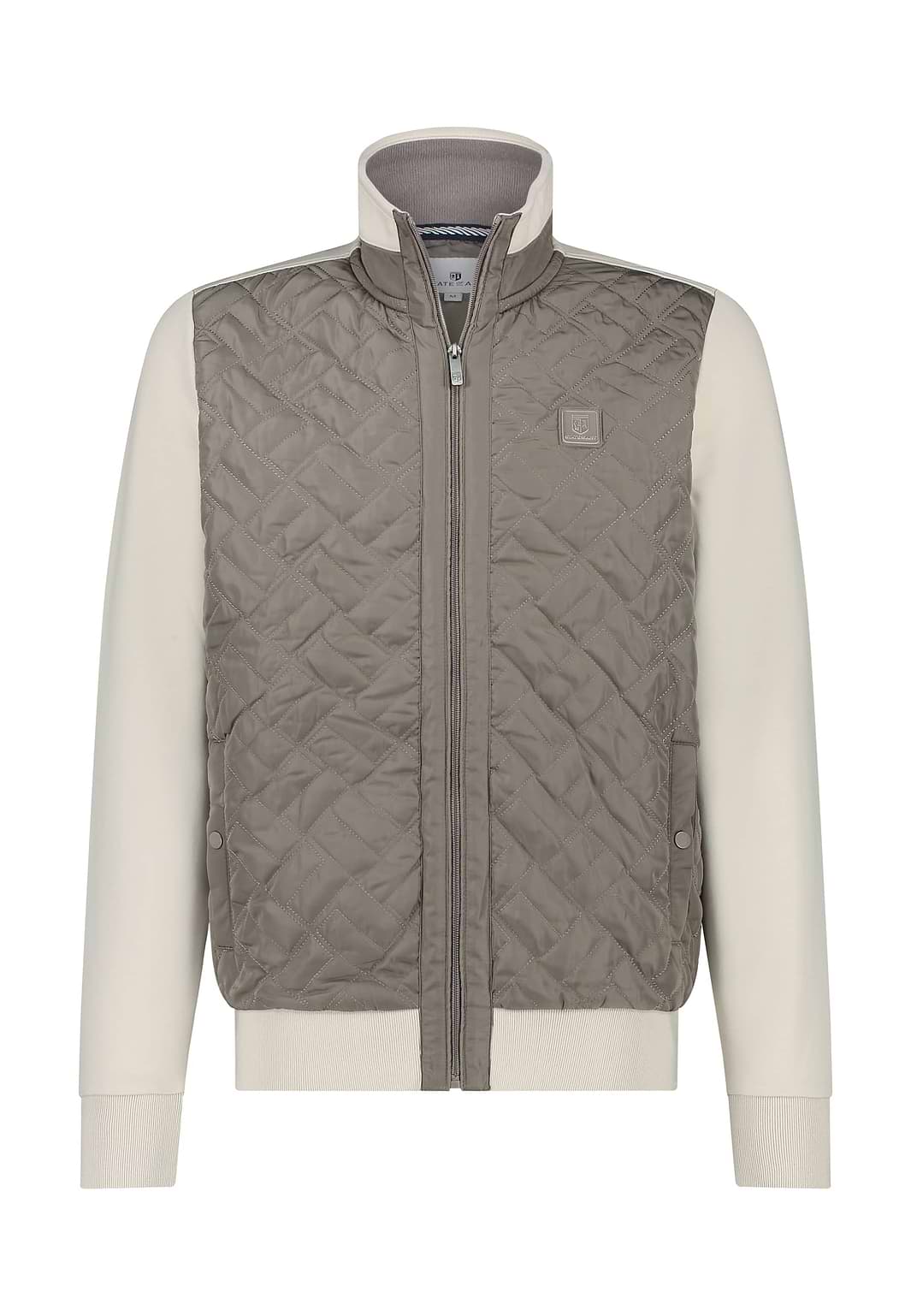 Sweatvest-met-gestepte-voorzijde