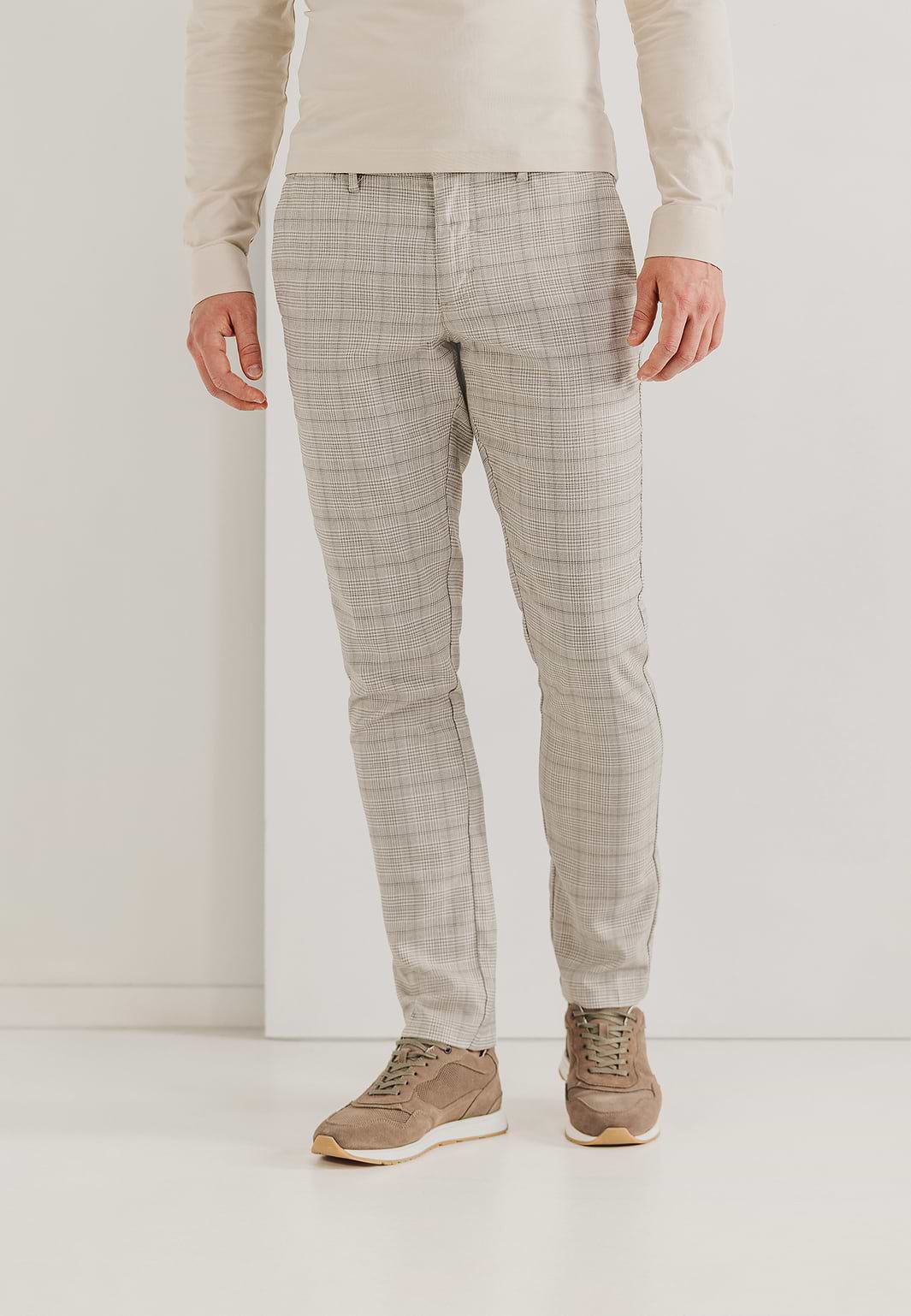 NAVIGATOR-Stretch-Chino-mit-Karomuster