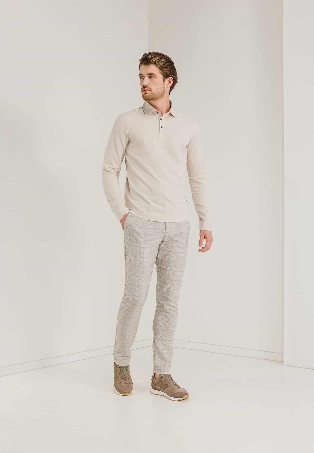 NAVIGATOR-Stretch-Chino-mit-Karomuster