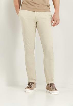 NAVIGATOR-stretchchino-met-ruitpatroon