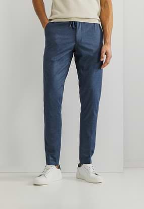Chino-in-gebreide-stretchstof