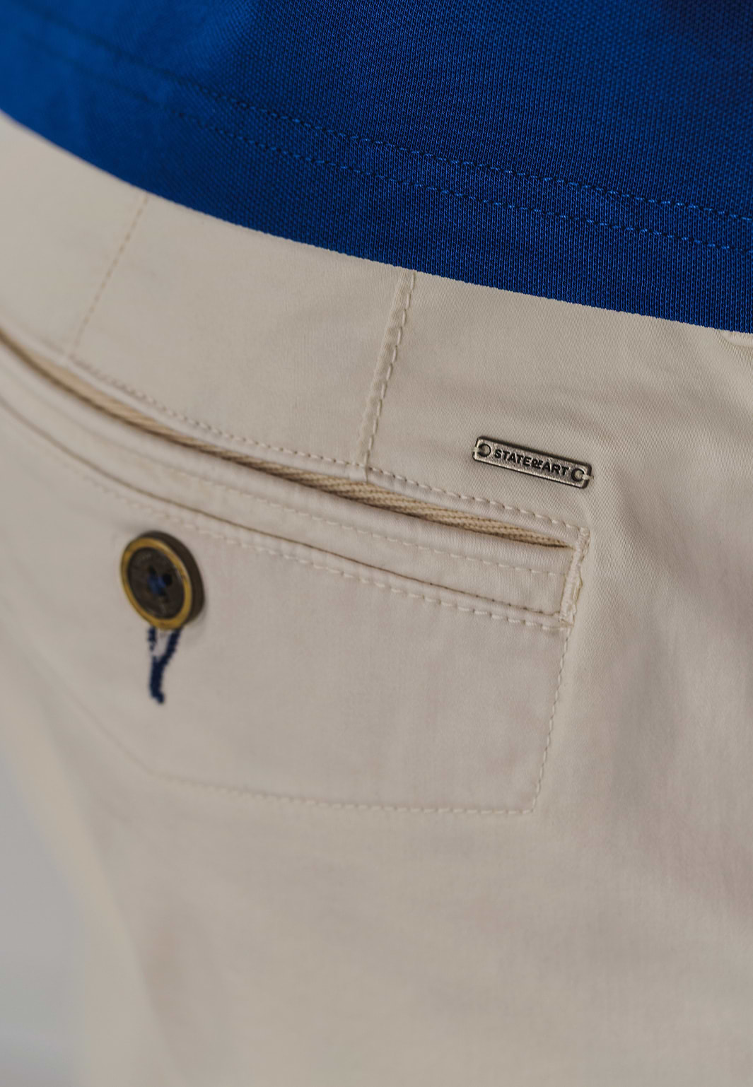 Chinoshorts-aus-Baumwollstretch