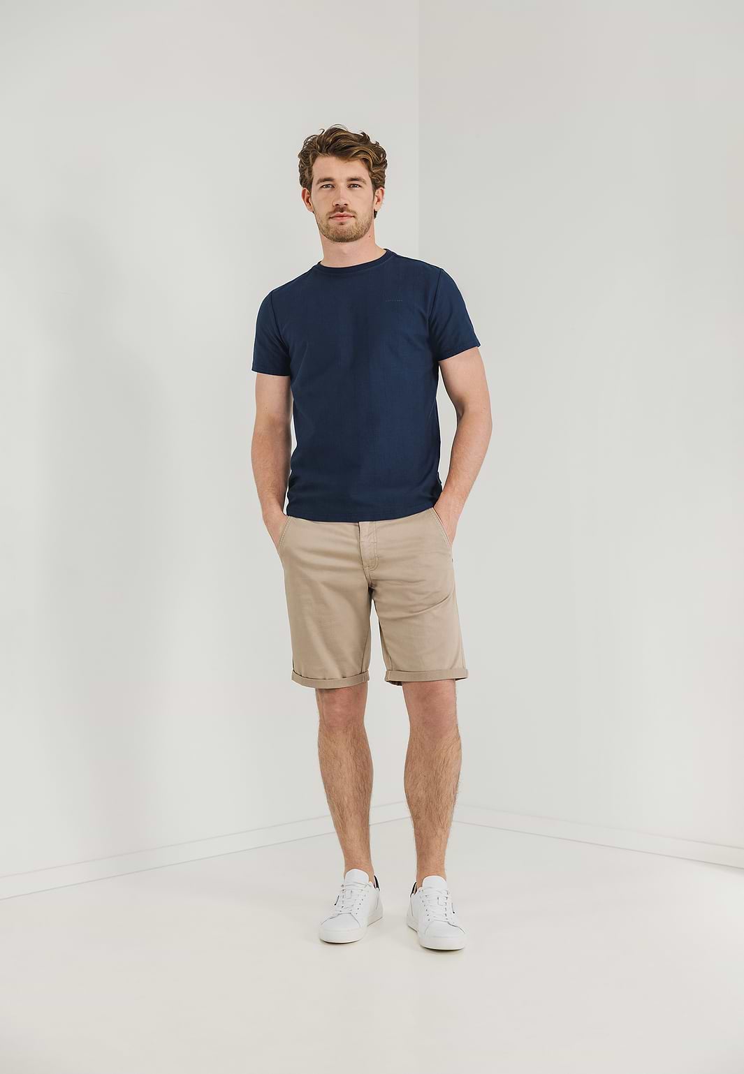 Chinoshort-van-katoen-stretch
