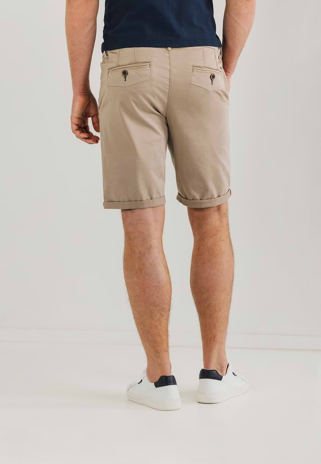 Chinoshort-van-katoen-stretch