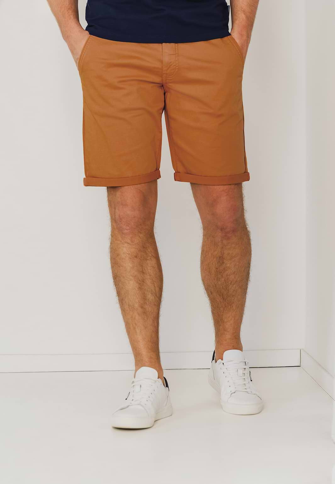 Chinoshort-van-katoen-stretch