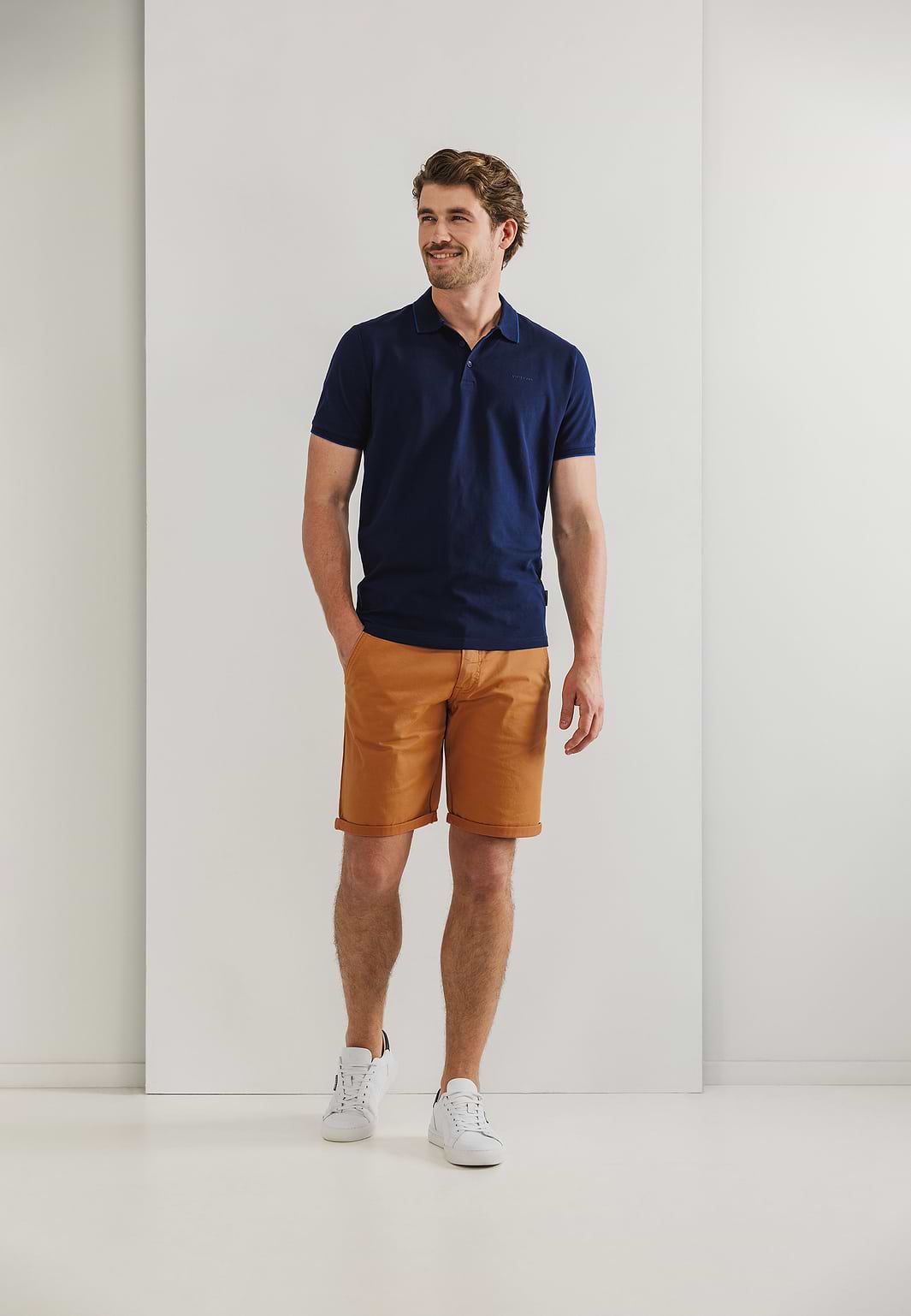 Chinoshort-van-katoen-stretch