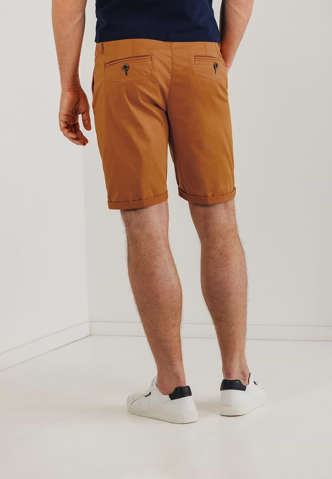 Chinoshort-van-katoen-stretch