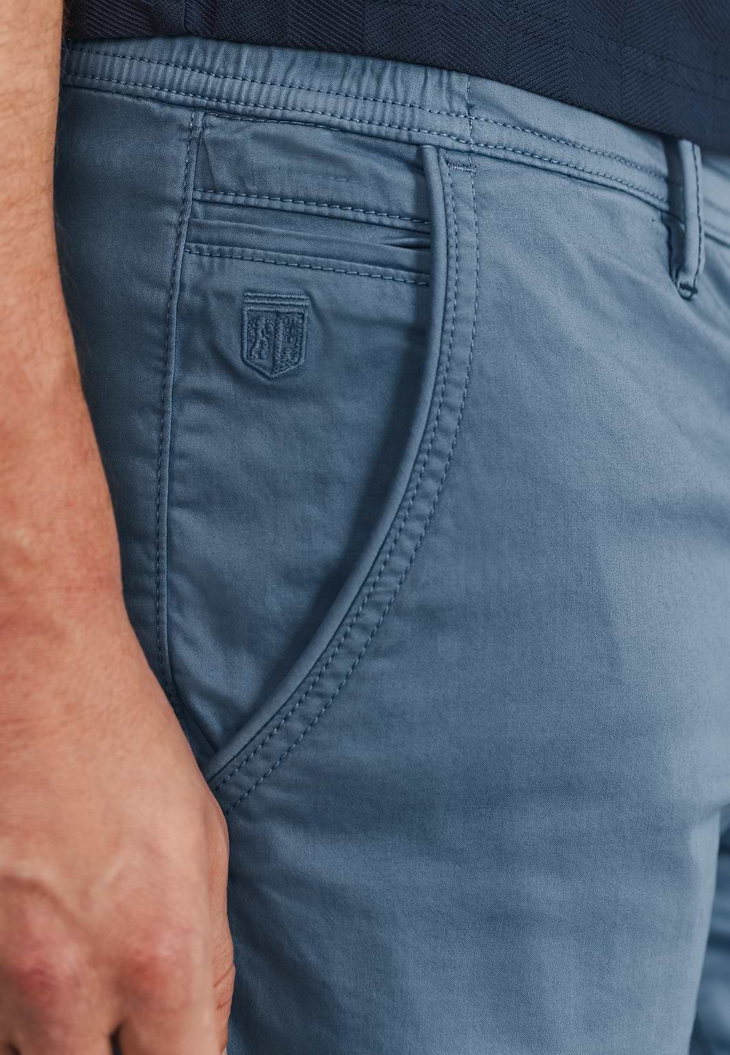 Chinoshorts-aus-Baumwollstretch