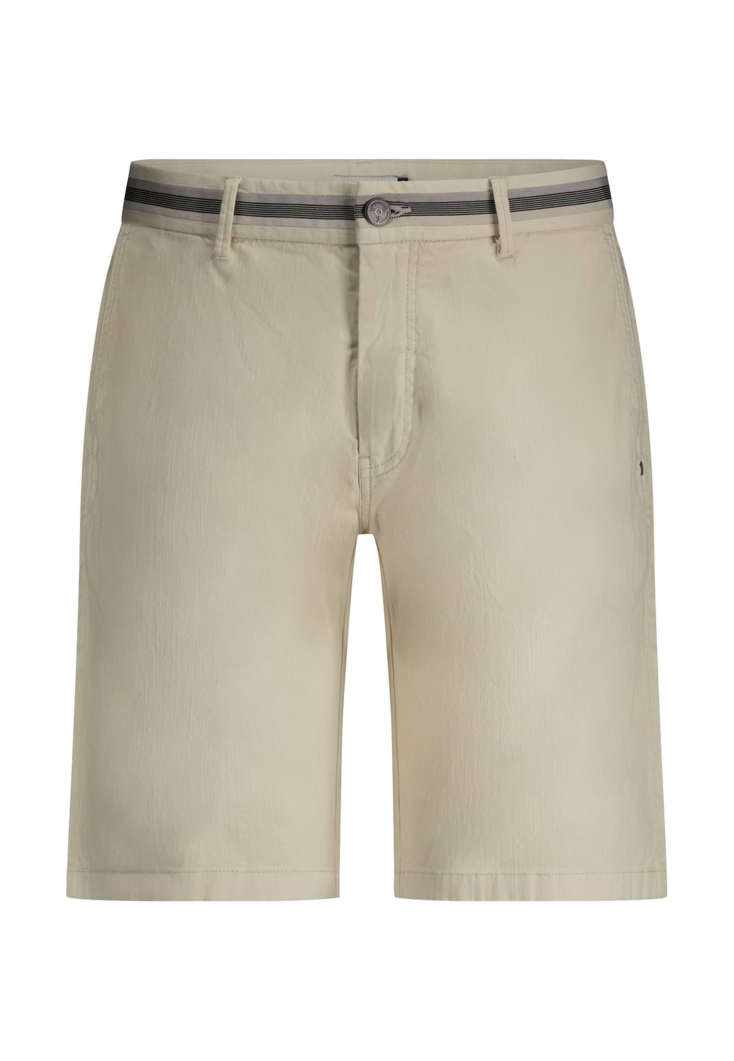 Chinoshort-met-gestreepte-details