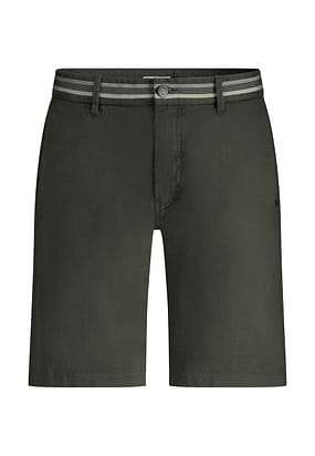 Chinoshort-met-gestreepte-details