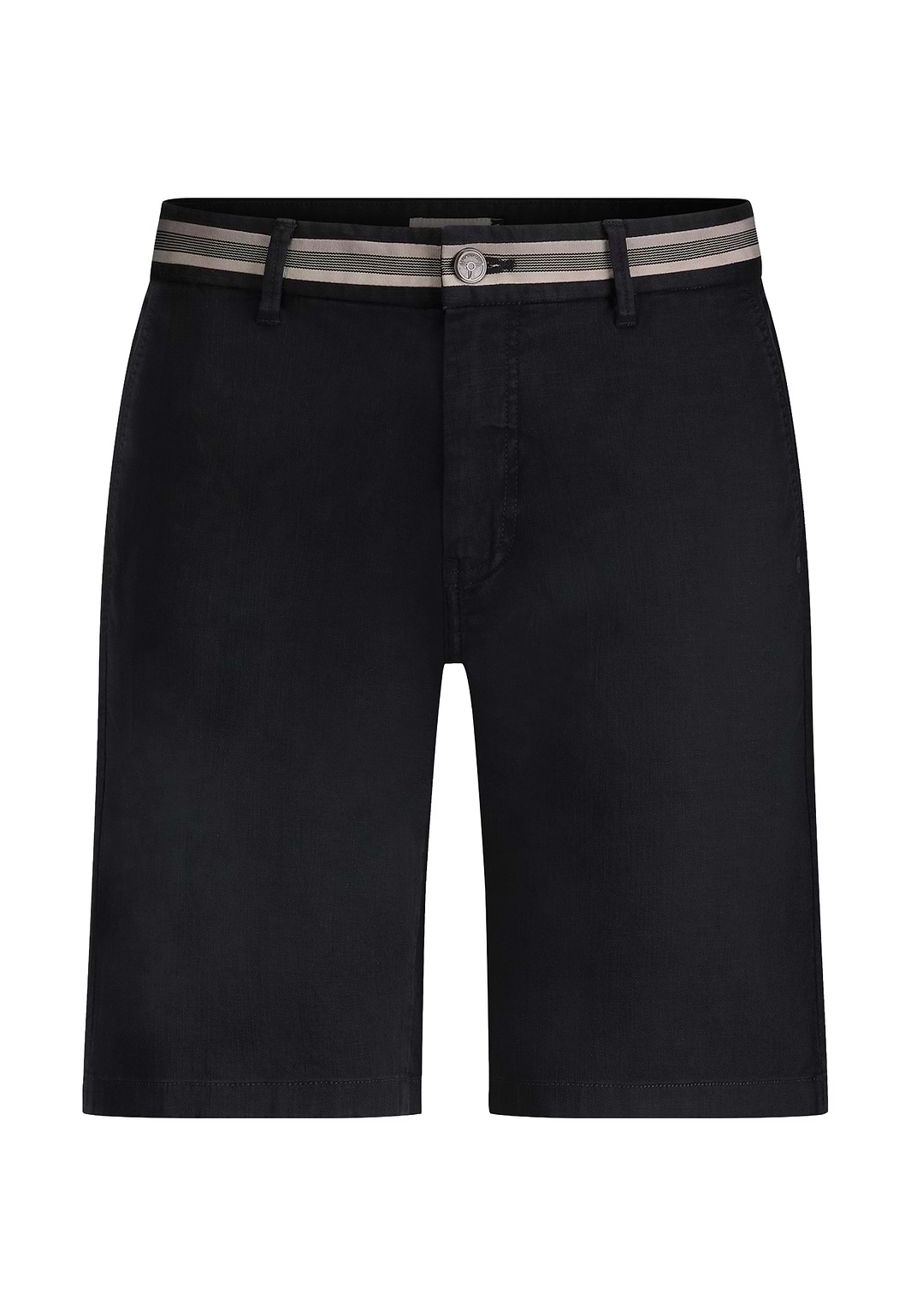 Chinoshort-met-gestreepte-details