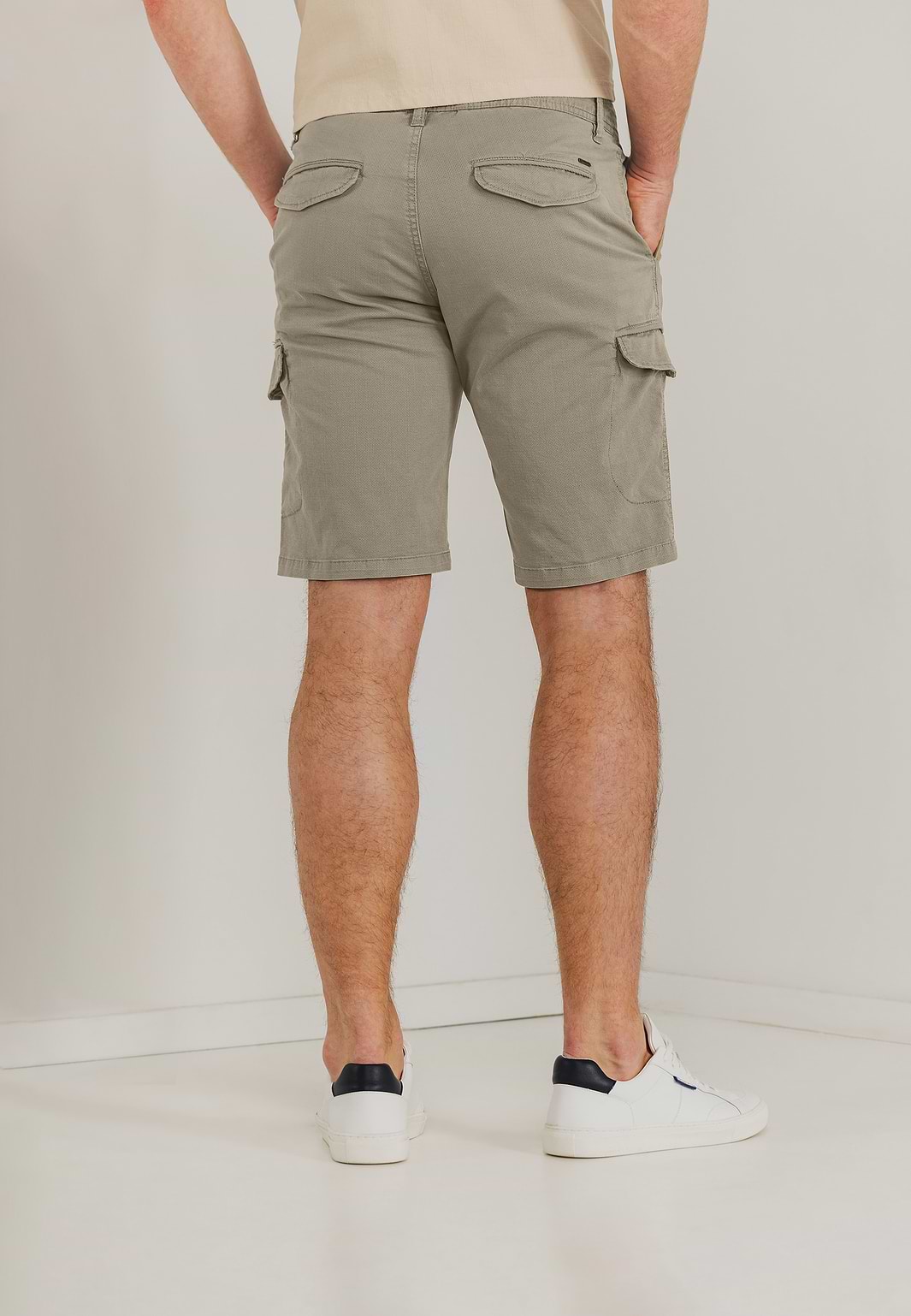 Cargo-Shorts-mit-Allover-Print