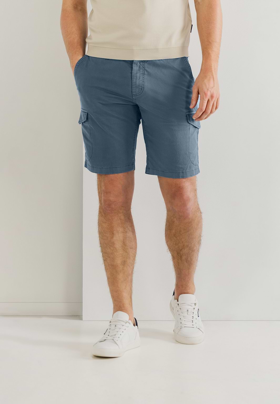 Cargo-Shorts-mit-Allover-Print