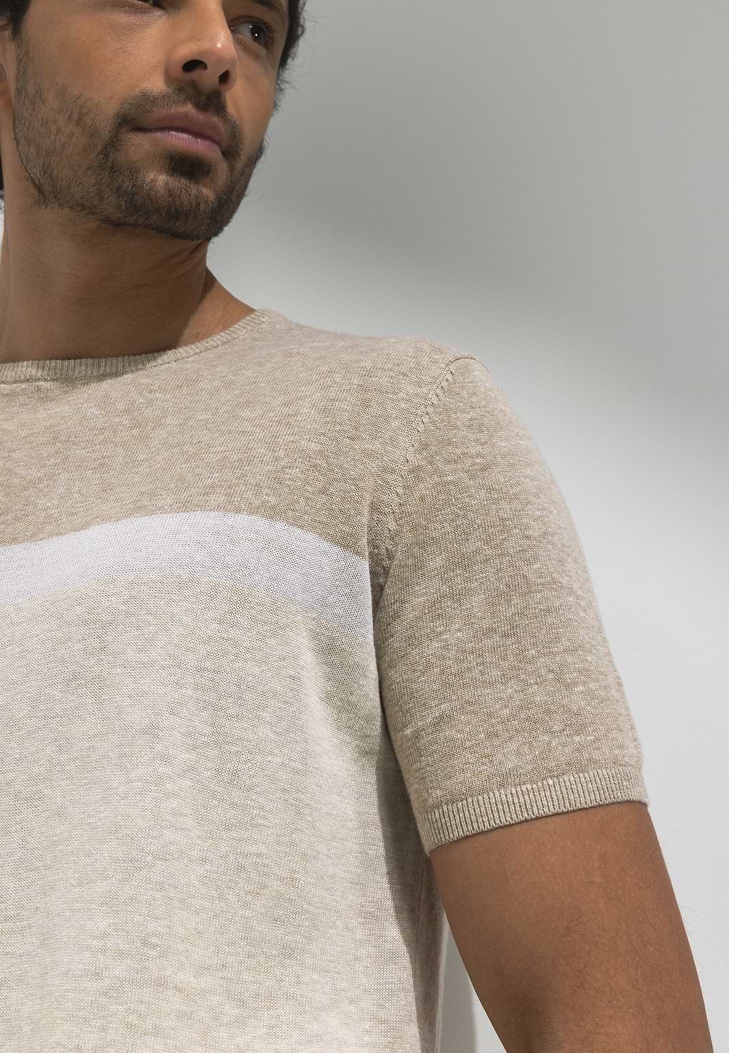 ATELIER-gebreid-T-shirt-met-strepen