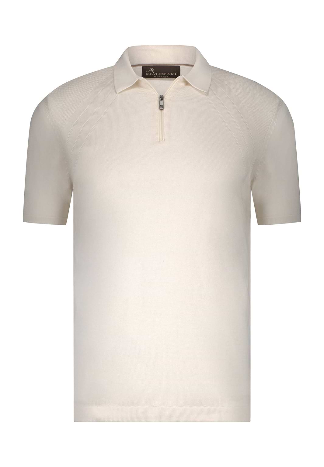 ATELIER-gestricktes-Poloshirt-mit-Reißverschluss