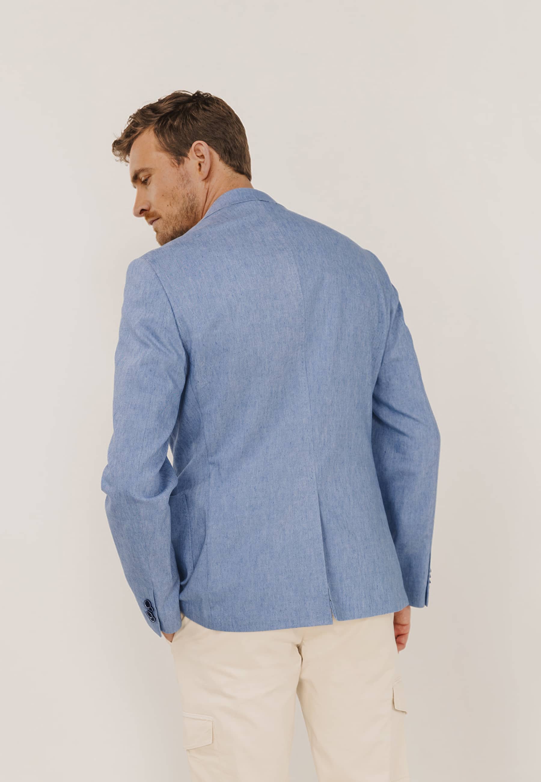 Halfgevoerde-blazer-met-stretch