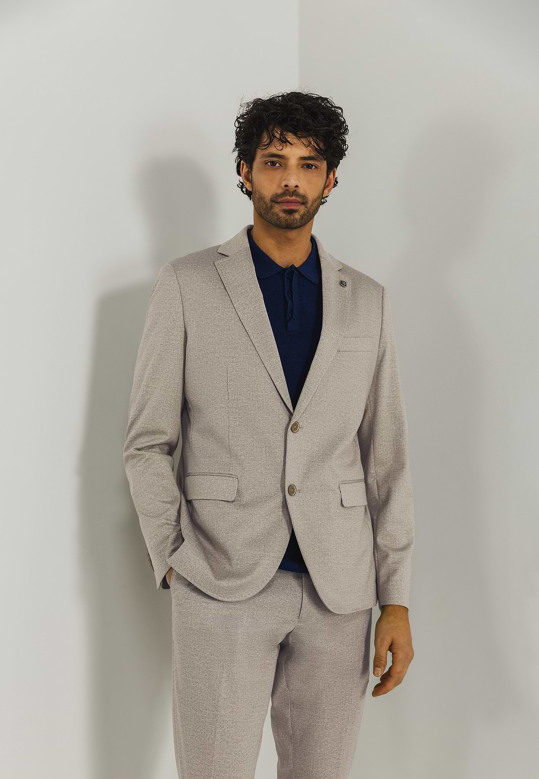 Blazer-van-gebreide-stof