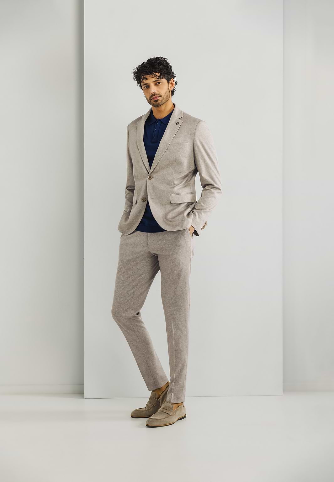 Blazer-van-gebreide-stof