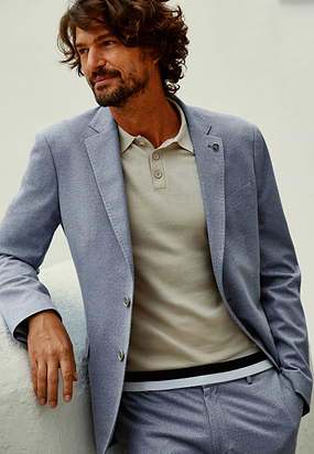 Blazer-van-gebreide-stof