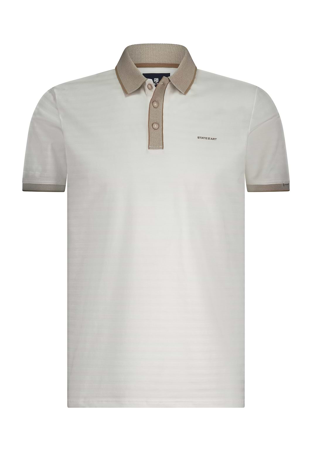 Jersey-Poloshirt-mit-Strukturmuster