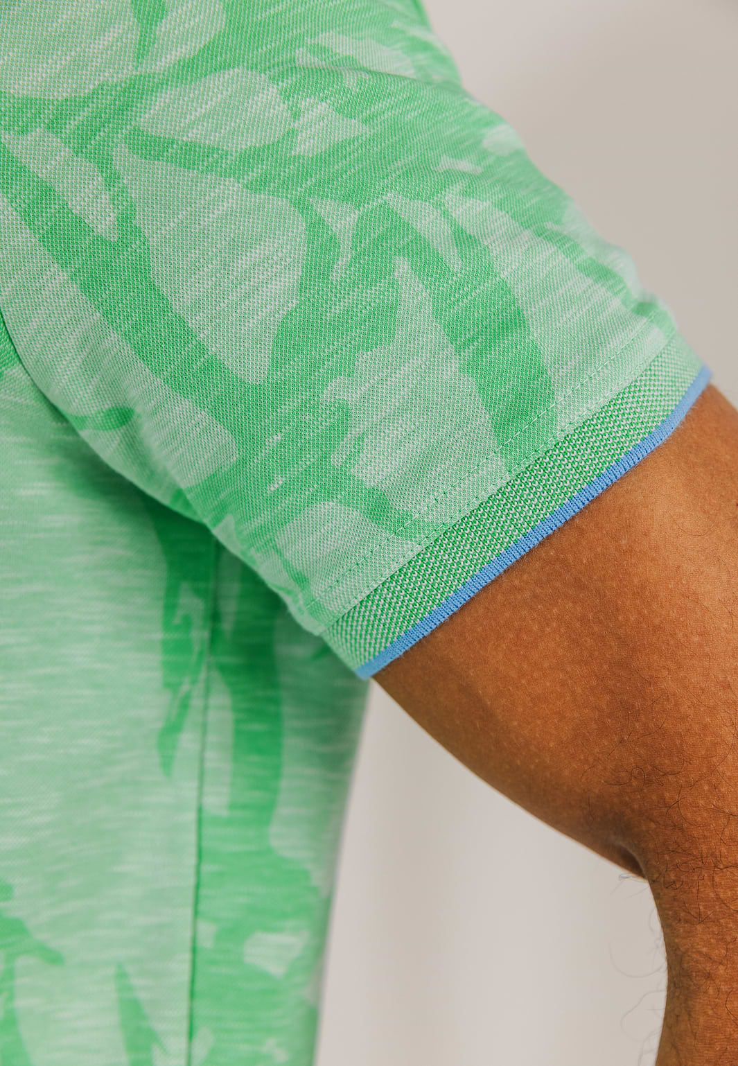 Piqué-Poloshirt-mit-Allover-Print