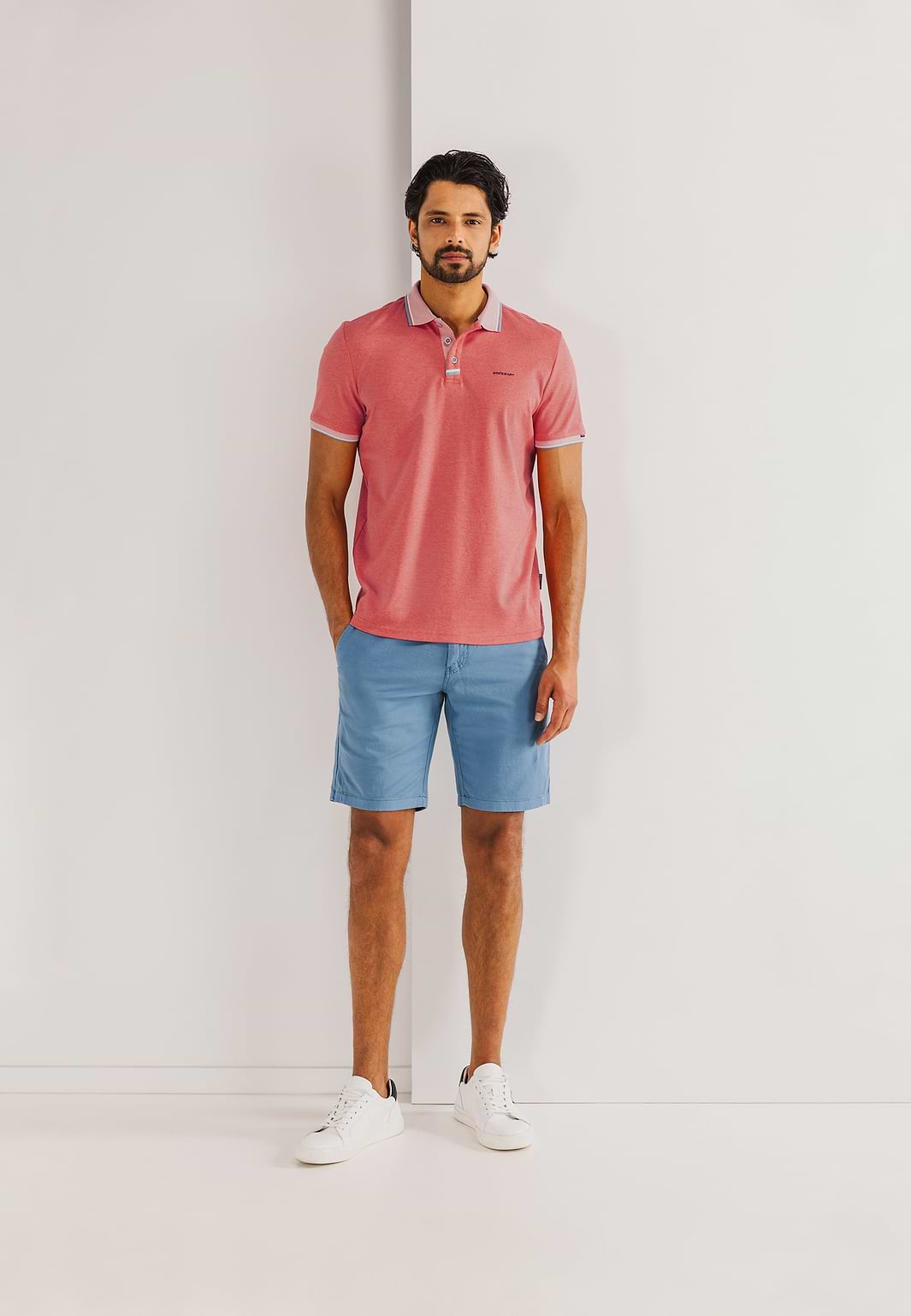 Jersey-Poloshirt-mit-Oxford-Kragen