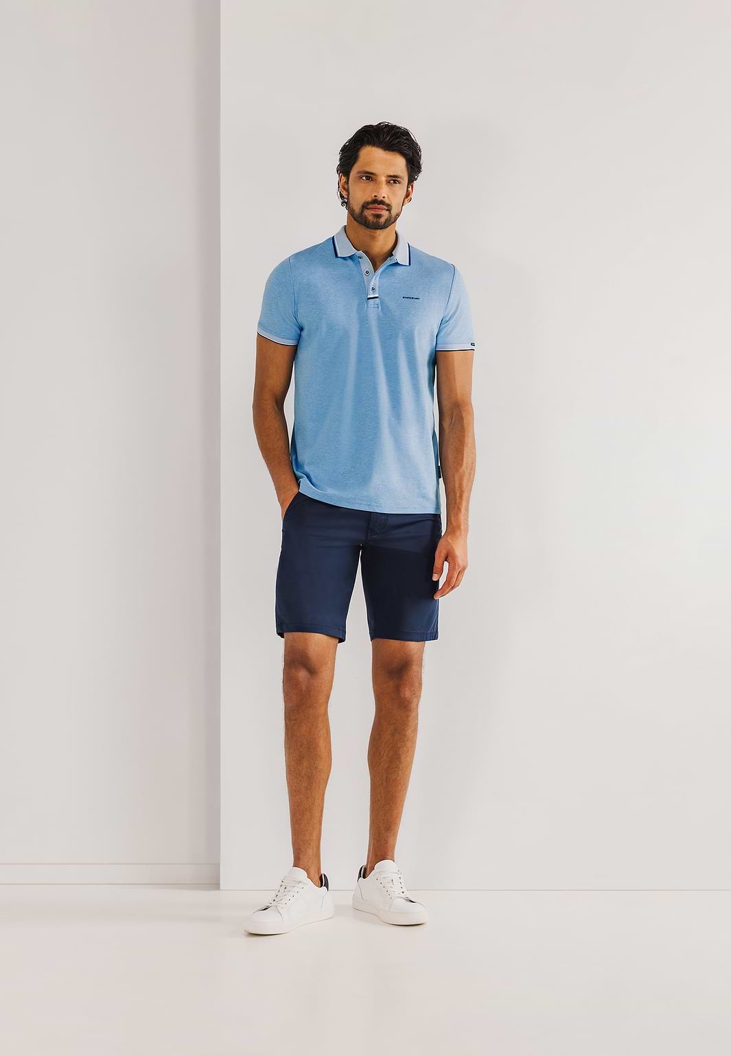 Jersey-Poloshirt-mit-Oxford-Kragen