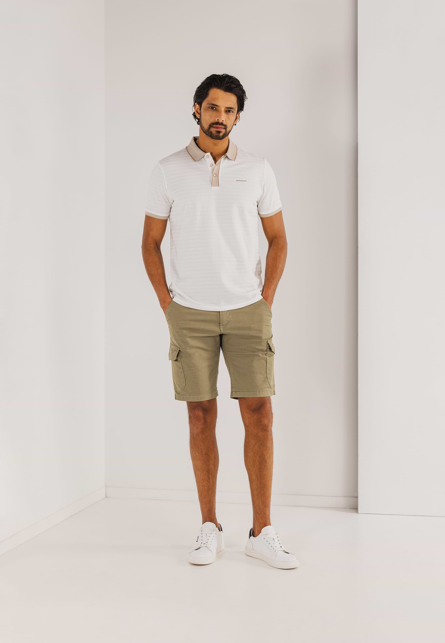 け*ん様 W43 wjk paint cargo shorts カーキ L メン Cargo shorts with all-over print