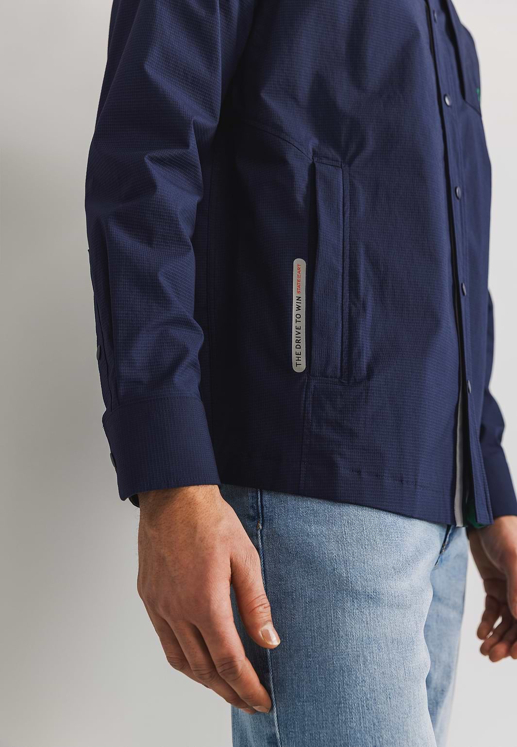 LE-MANS-CLASSIC-Overshirt-aus-Ripstop-Stoff