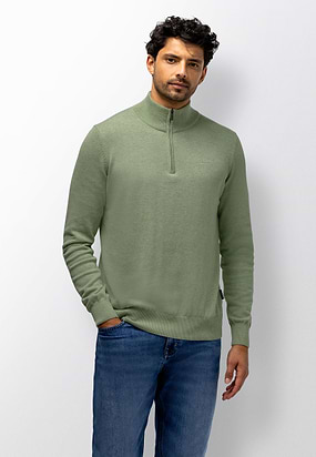 Fijngebreide-trui-met-halve-rits