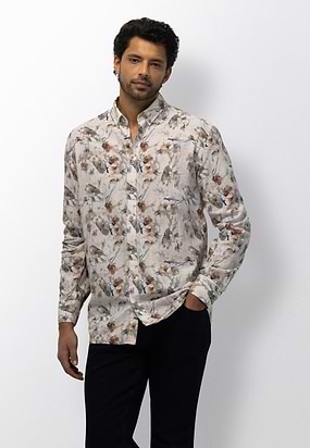 Overhemd-van-katoen-met-linnen