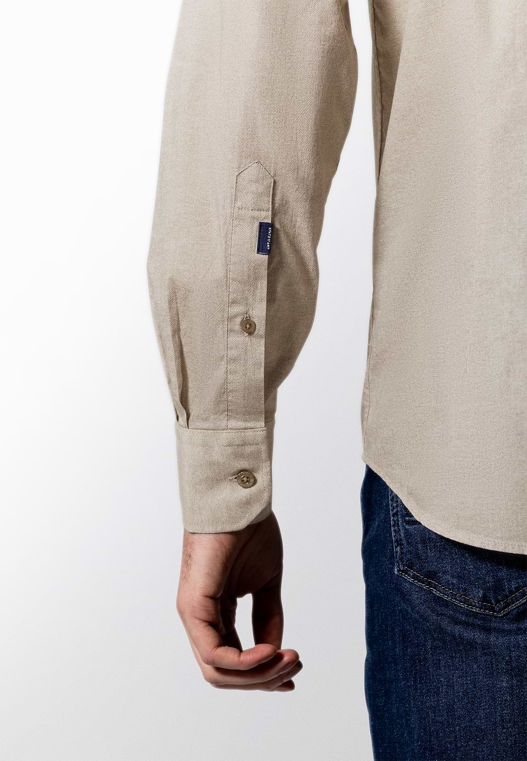 Melange-poplin-shirt