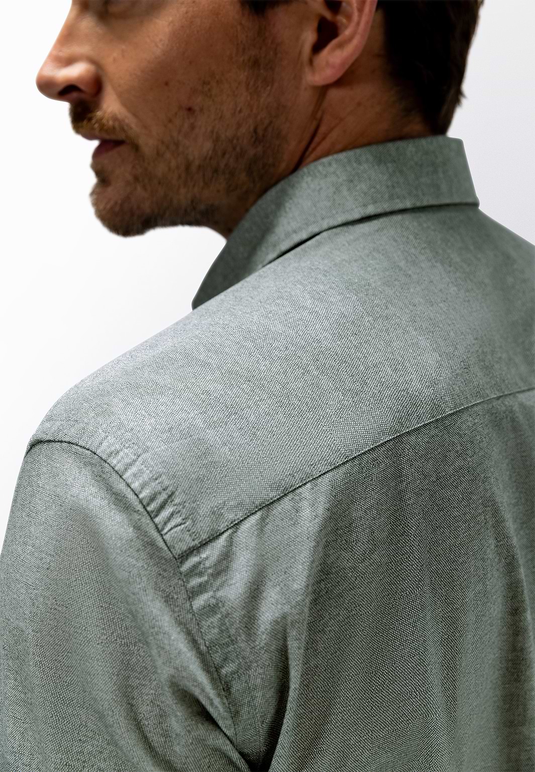 Melange-poplin-shirt